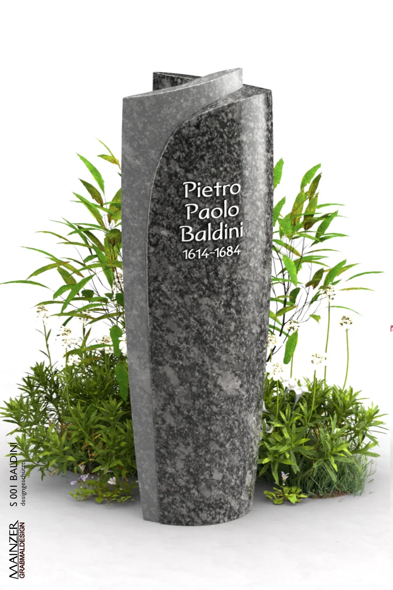 Visualisierung der Grabstele S 001 BALDINI.