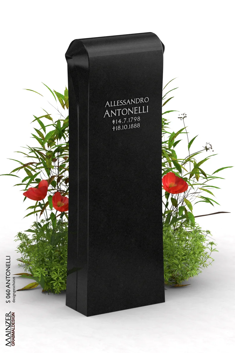Visualisierung der Grabstele S060 ANTONELLI.