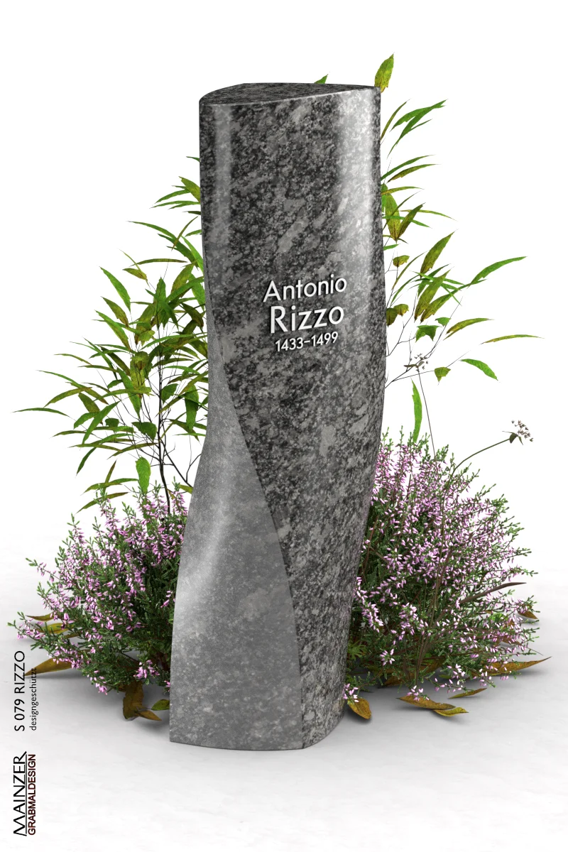 Visualisierung der Grabstele S 079 RIZZO.