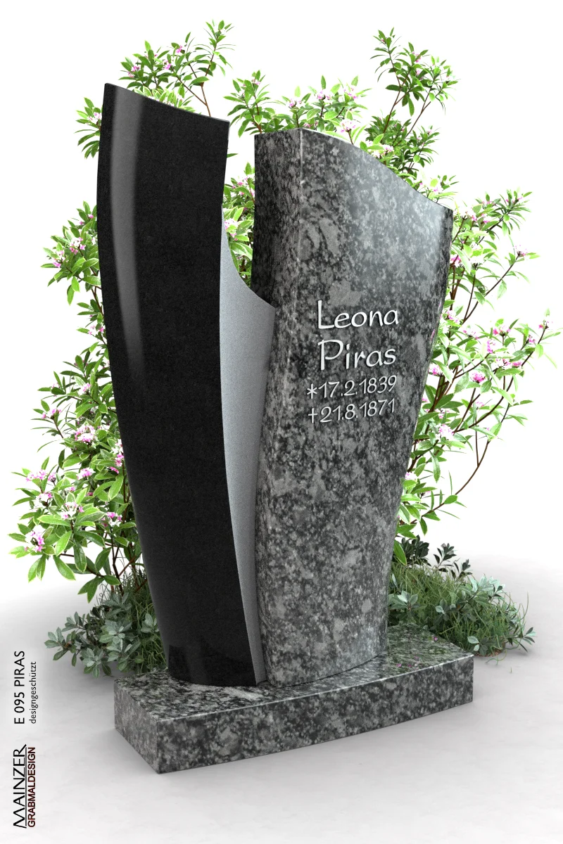 Visualisierung des Einzelgrabsteins E 095 PIRAS.