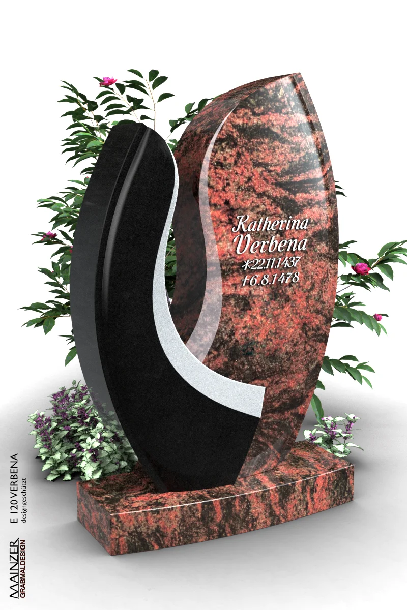 Visualisierung des Einzelgrabsteins E 120 VERBENA