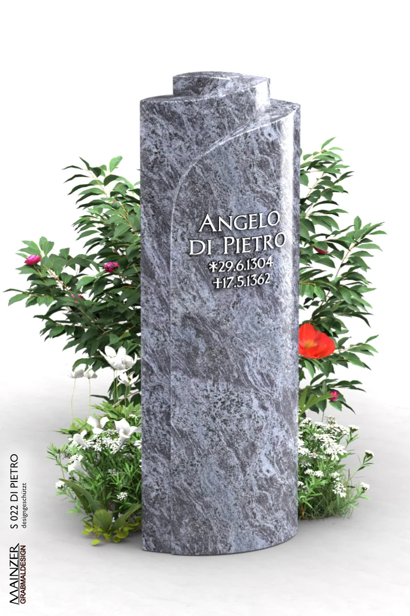 Visualisierung der Grabstele S 022 DI PIETRO.