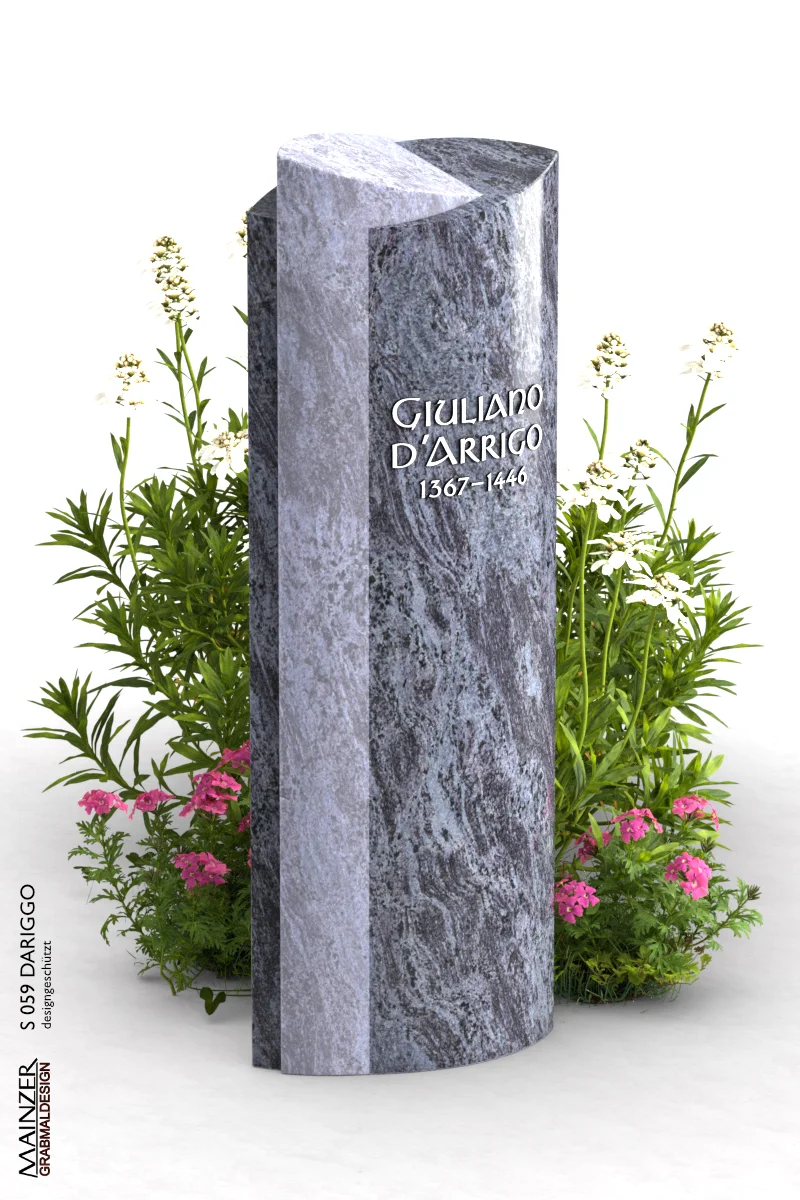 Visualisierung der Grabstele S 059 DARIGGO.