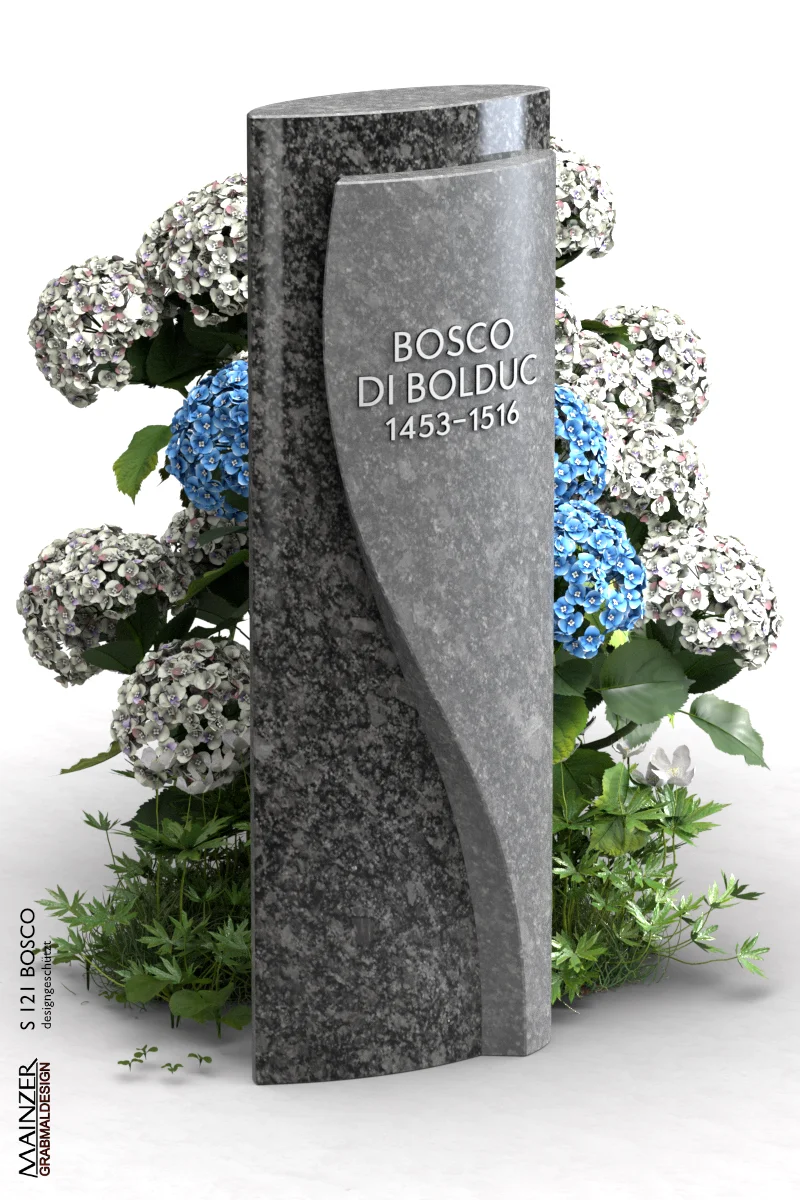 Visualisierung der Grabstele S 121 BOSCO.