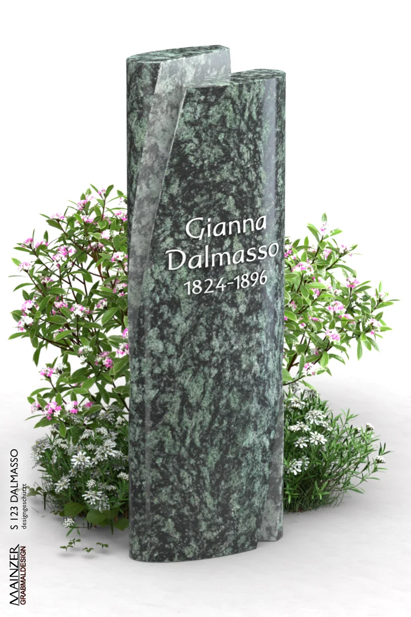 Visualisierung der Grabstele S 123 DALMASSO.