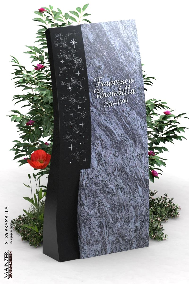 Visualisierung der Grabstele S 185