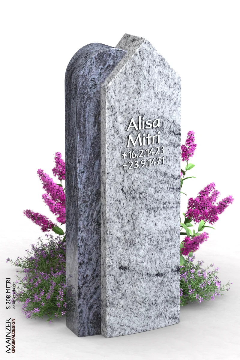 Visualisierung der Grabstele S 208 MITRI