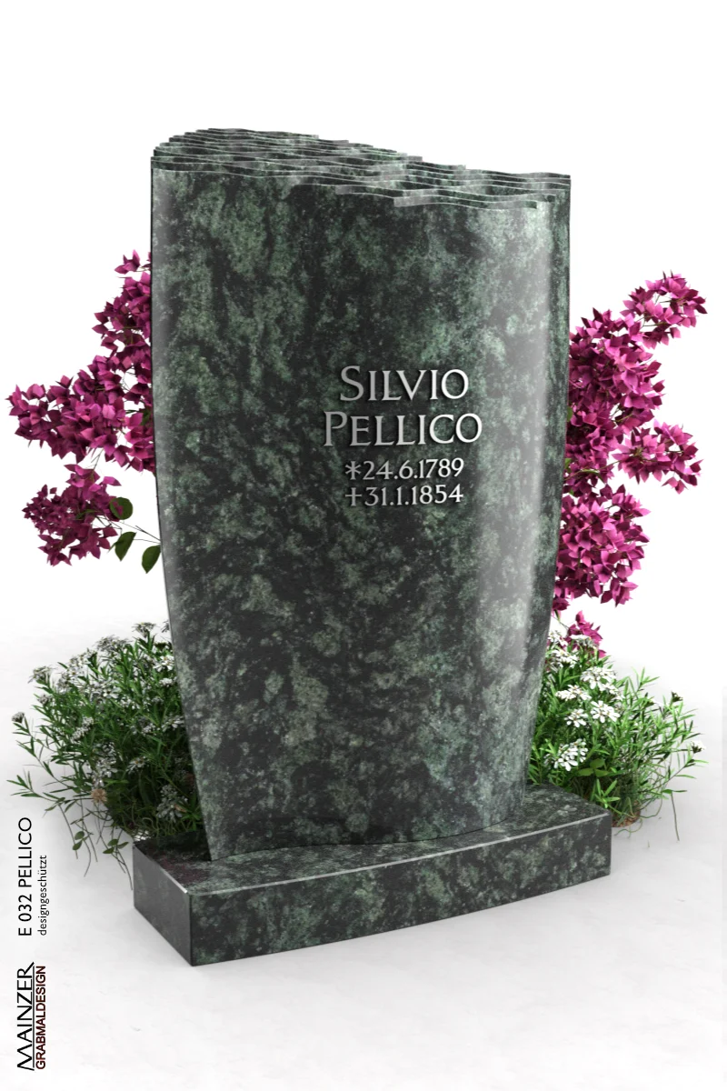 Visualisierung des Einzelgrabsteins E 032 PELLICO.