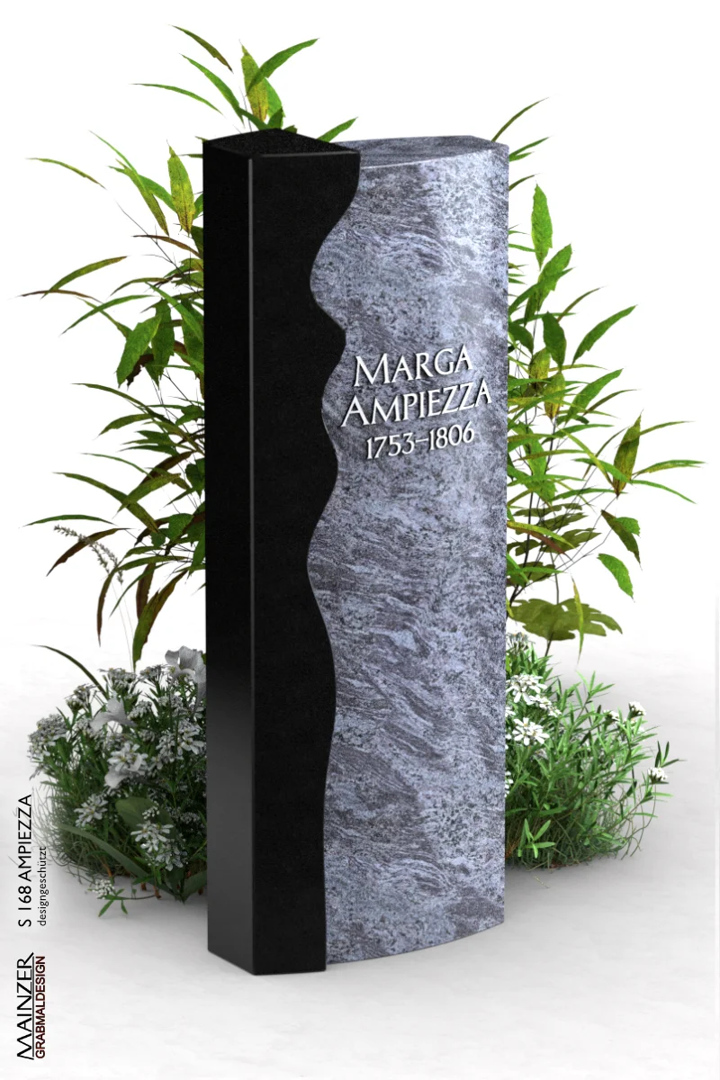 Visualisierung der Grabstele S 168 AMPIEZZA.