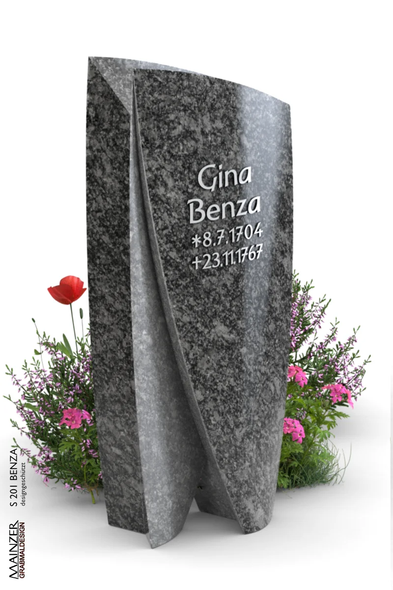 Visualisierung der Grabstele S 201 BENZA.