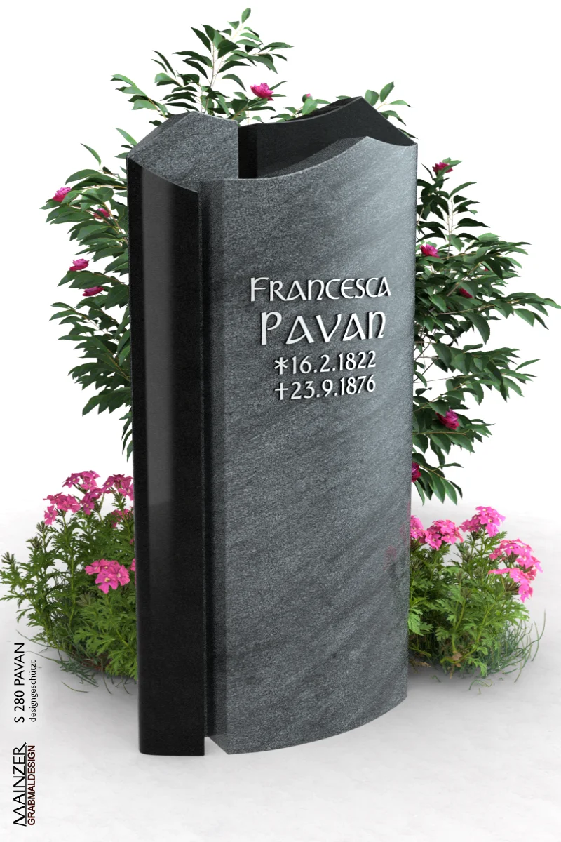 Visualisierung der Grabstele S 280 PAVAN.