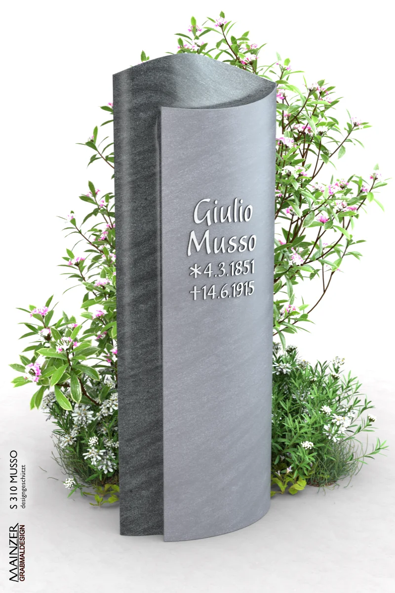Visualisierung der Grabstele S 310 MUSSO.